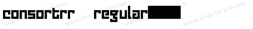 consortrr regular字体转换